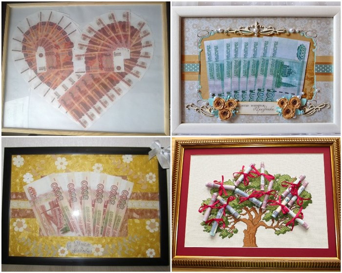 картина с деньгами