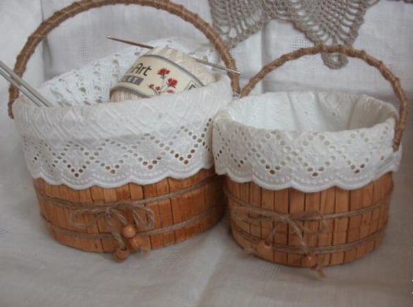 Как Сделать Корзину из Коробки Своими Руками Шаг 4 заканчиваем плетение